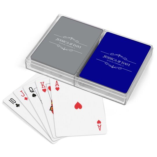 St. Regis Scroll Double Deck Playing Cards